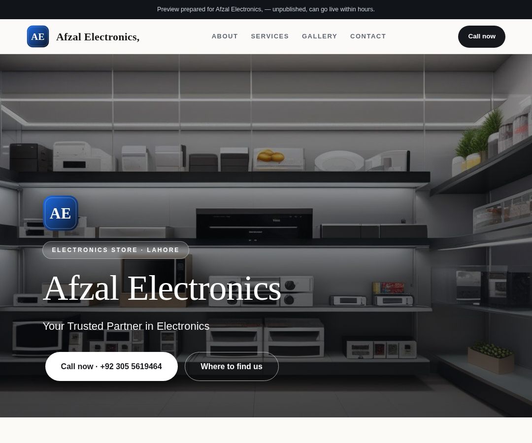 Afzal Electronics,