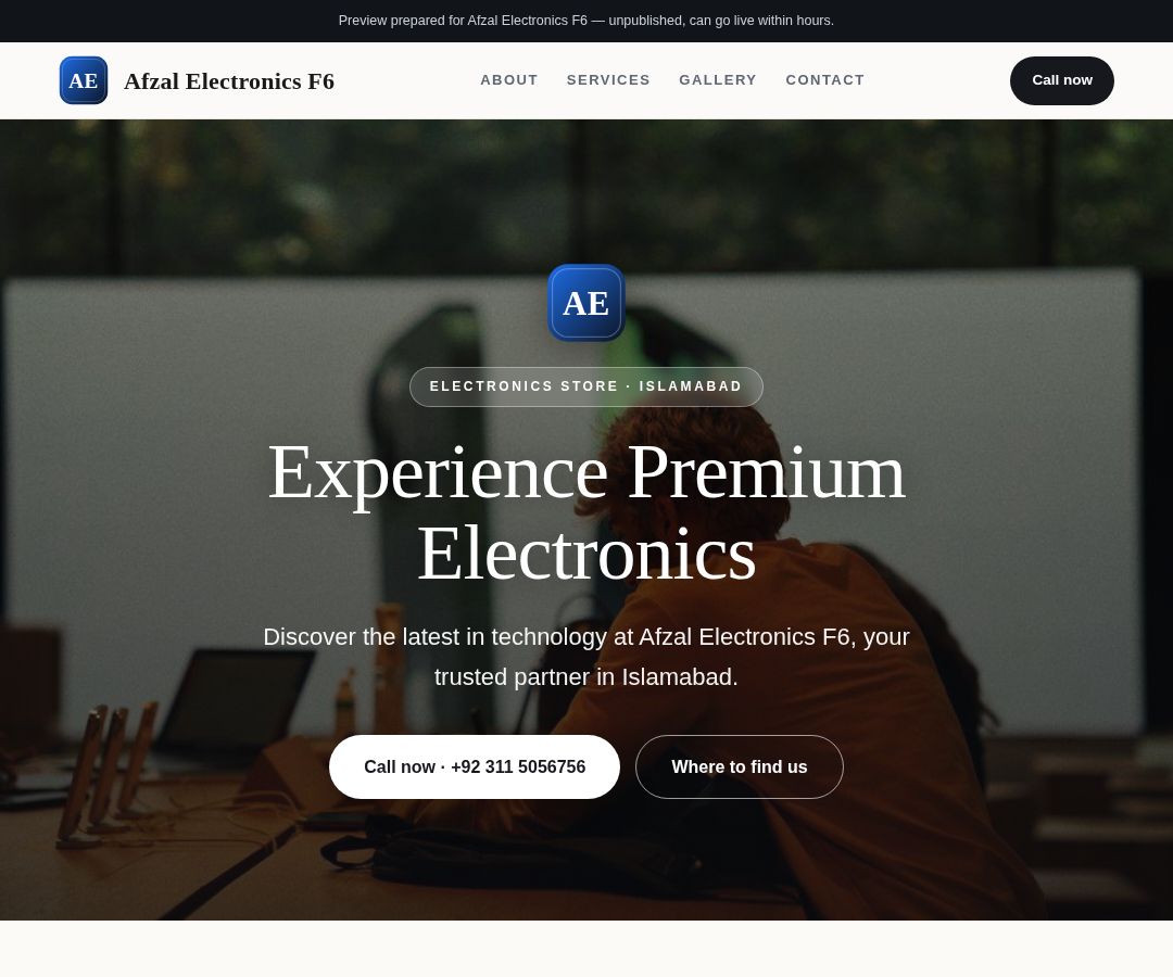 Afzal Electronics F6