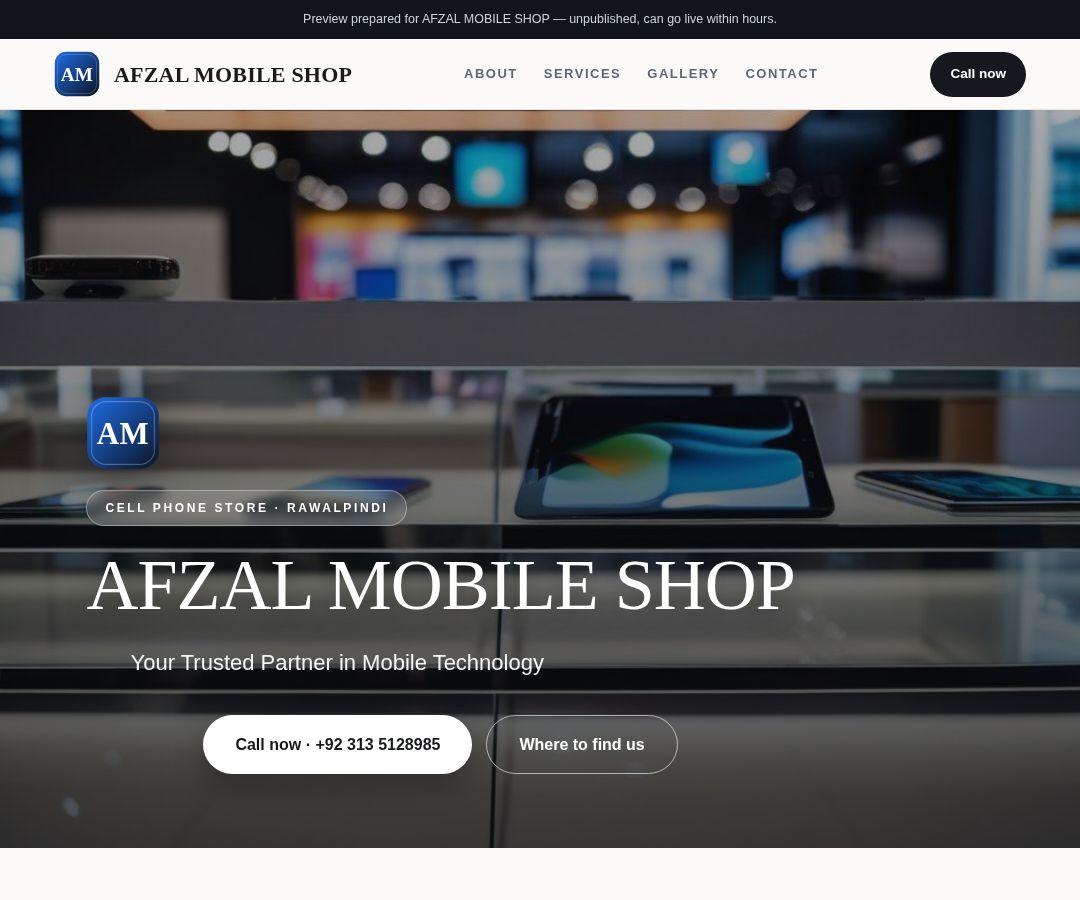 AFZAL MOBILE SHOP