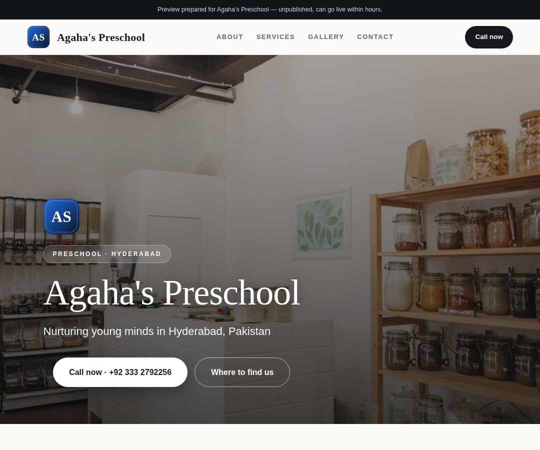 Agaha's Preschool