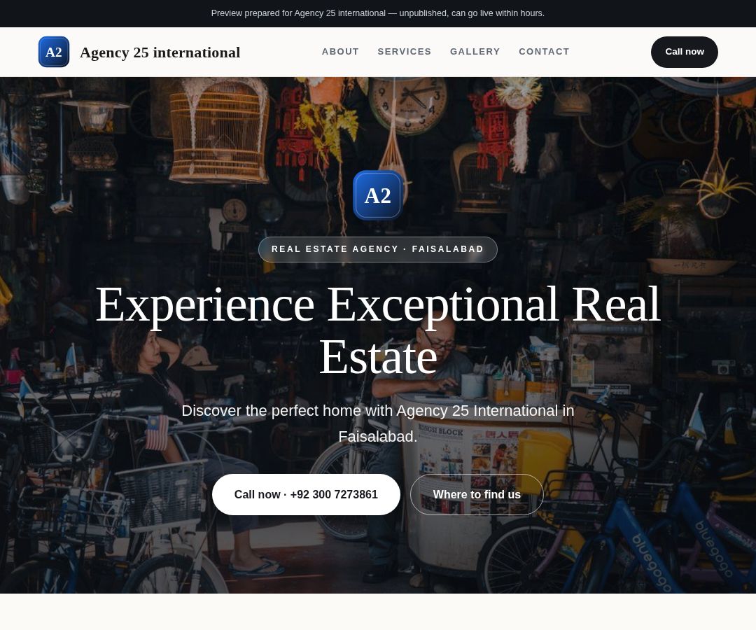 Agency 25 international