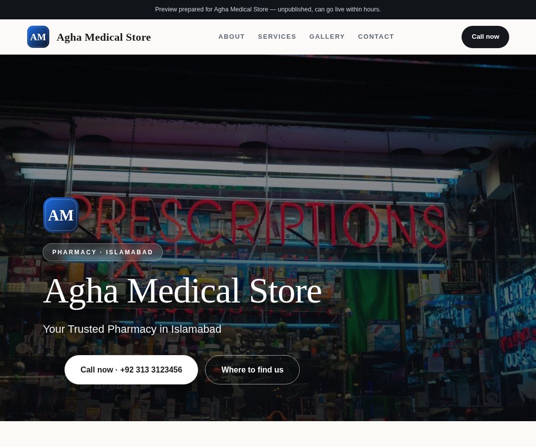 Agha Medical Store