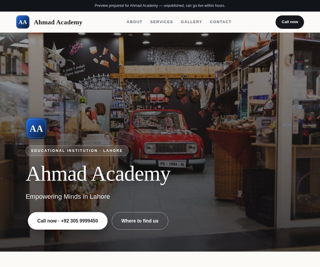 Ahmad Academy