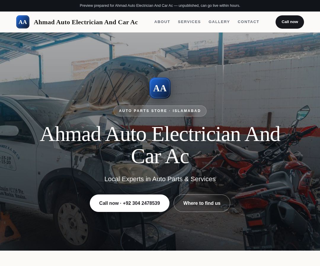 Ahmad Auto Electrician And Car Ac
