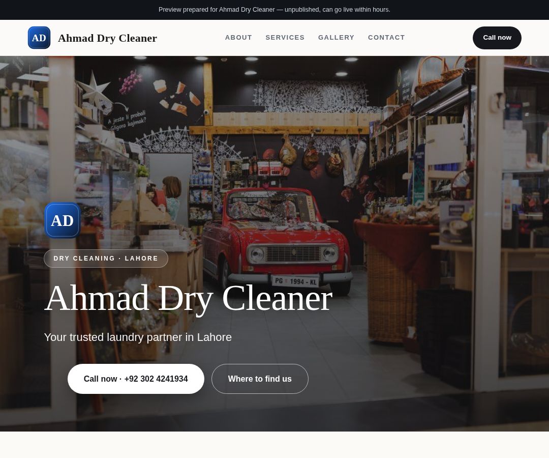 Ahmad Dry Cleaner