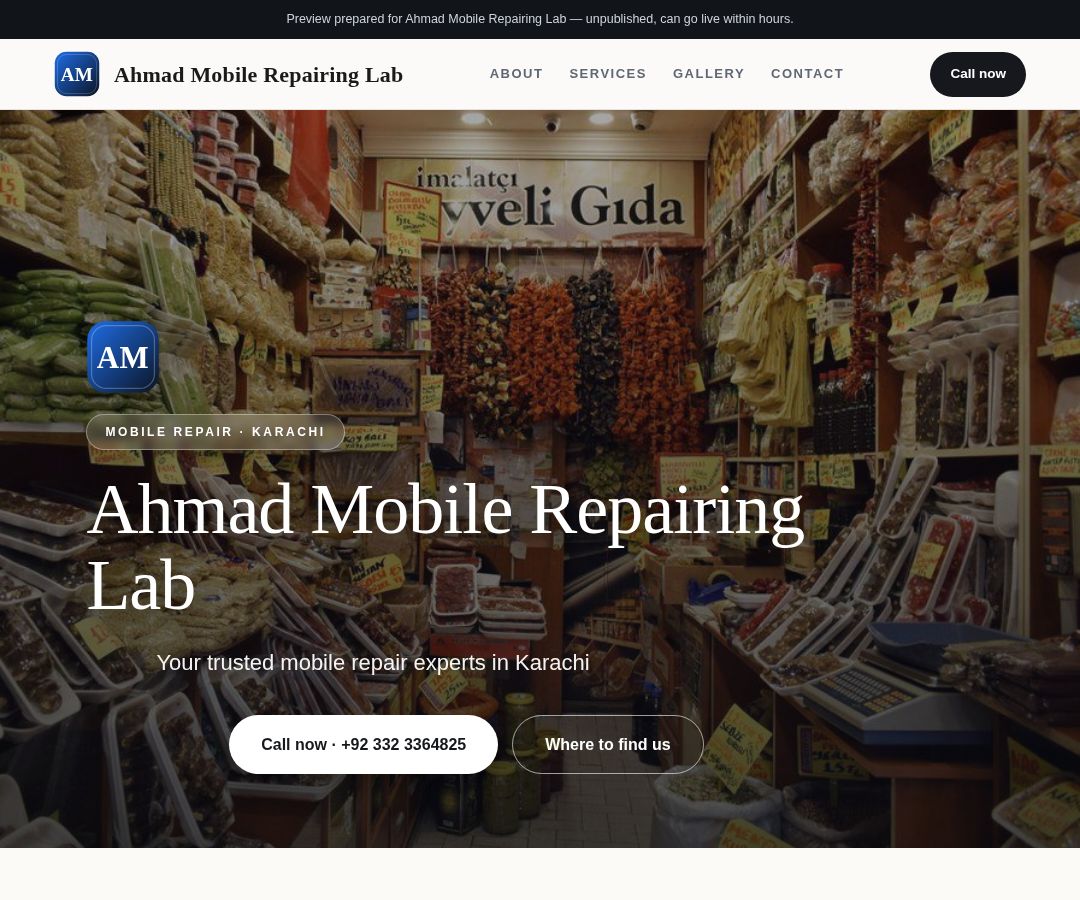 Ahmad Mobile Repairing Lab