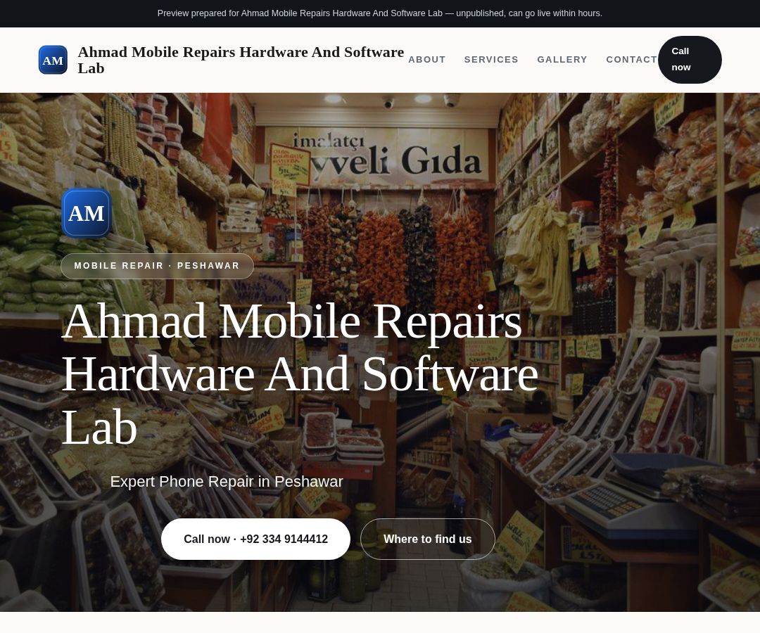 Ahmad Mobile Repairs Hardware And Software Lab