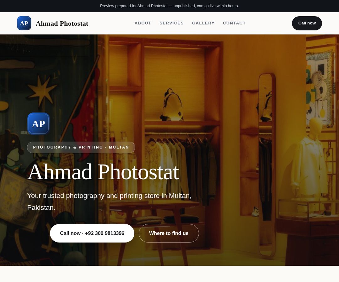 Ahmad Photostat