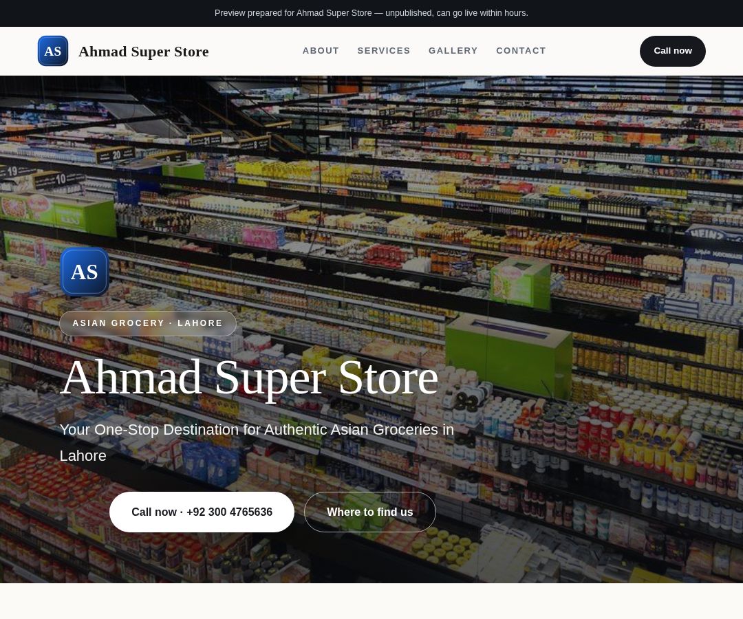 Ahmad Super Store