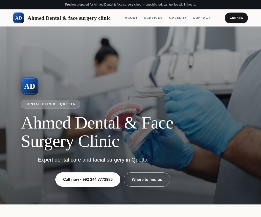 Ahmed Dental & face surgery clinic
