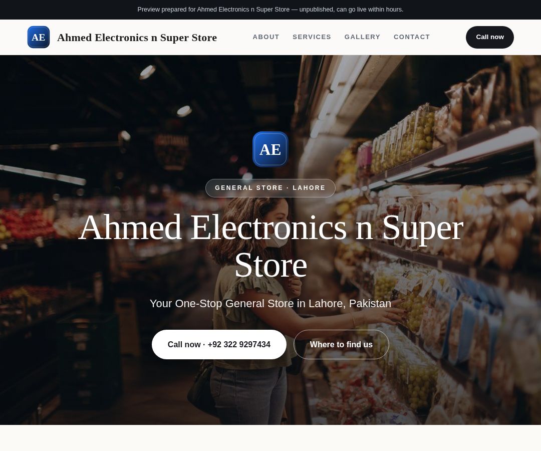 Ahmed Electronics n Super Store