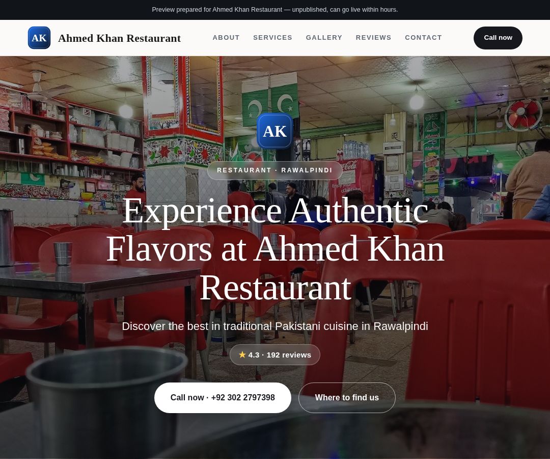Ahmed Khan Restaurant