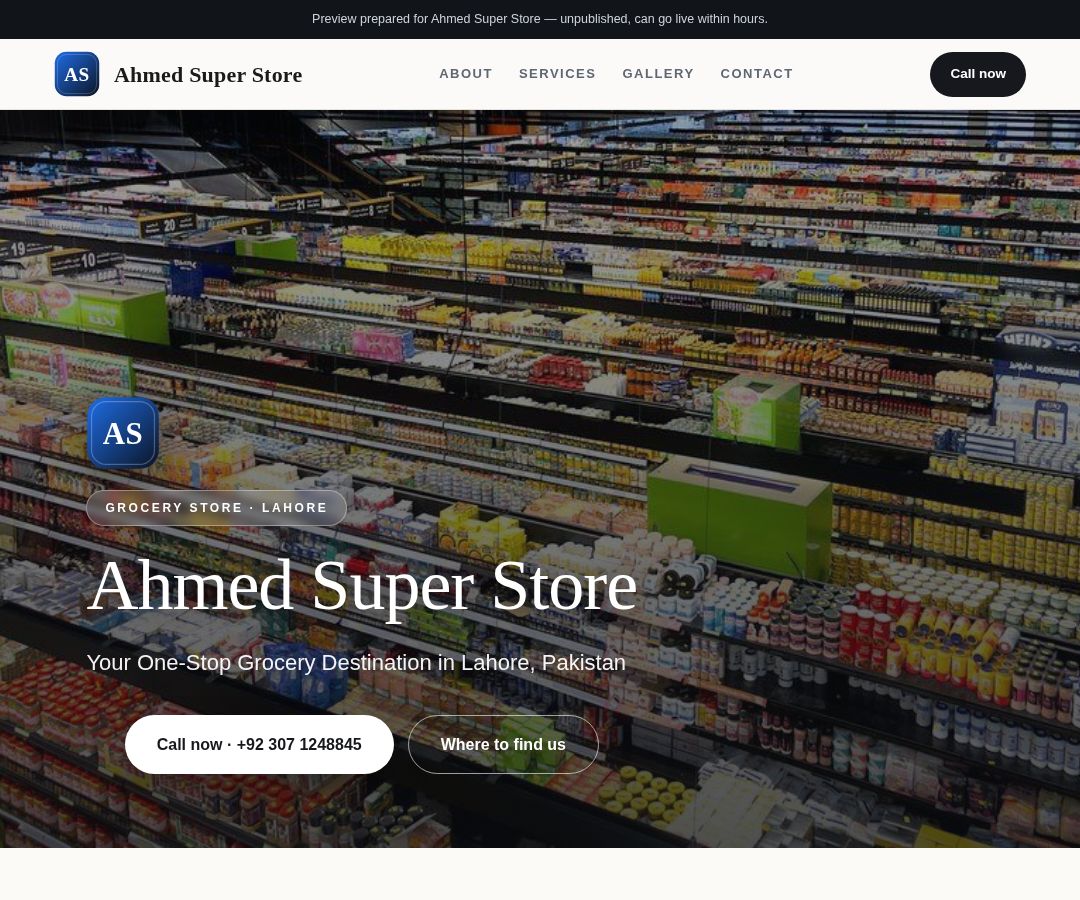 Ahmed Super Store