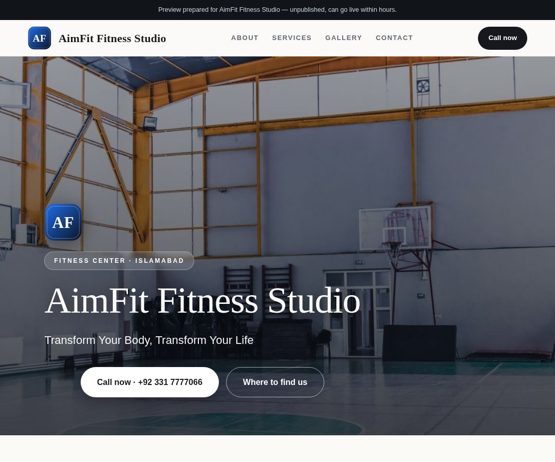 AimFit Fitness Studio