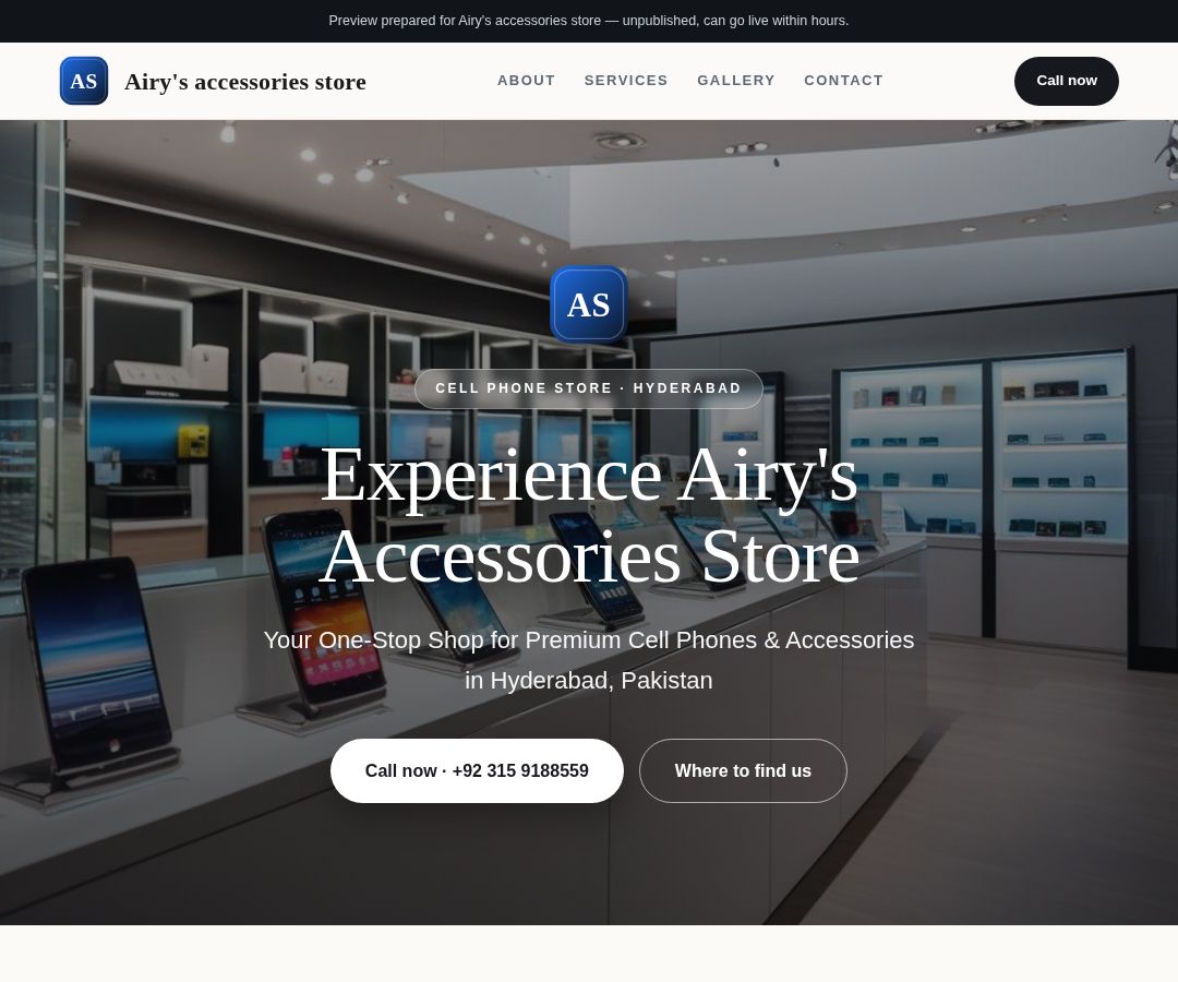 Airy's accessories store
