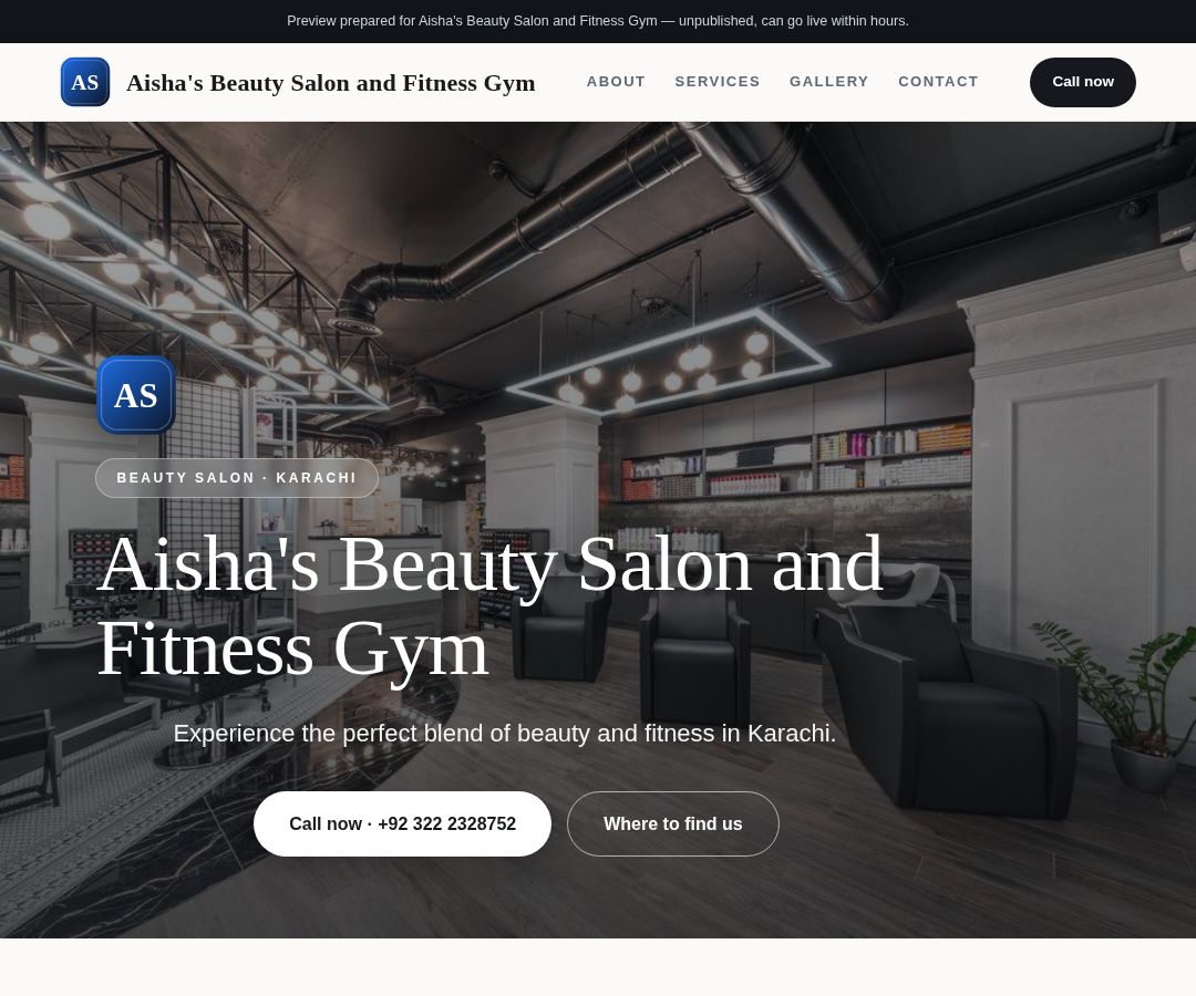 Aisha's Beauty Salon and Fitness Gym