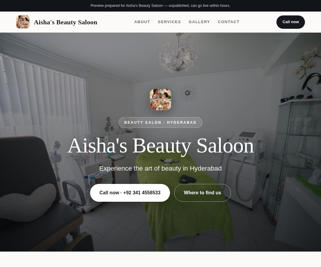 Aisha's Beauty Saloon