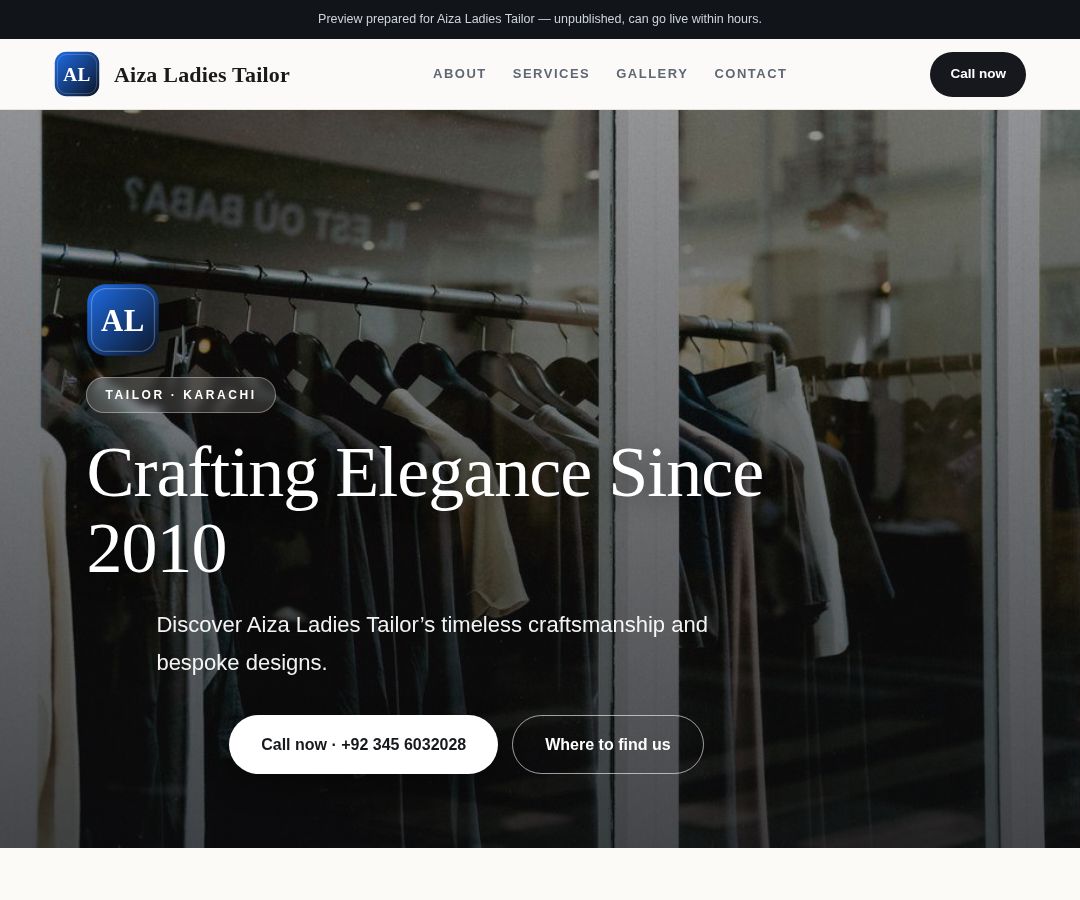 Aiza Ladies Tailor