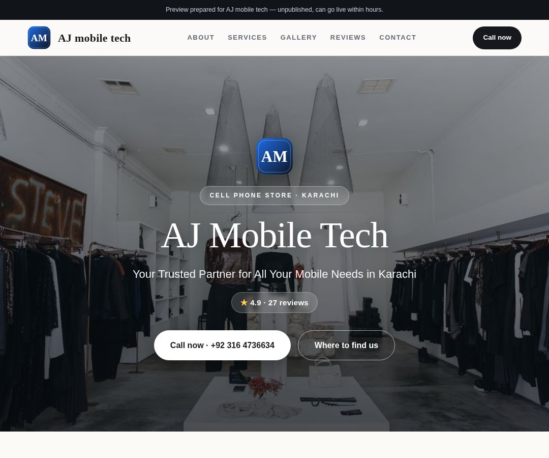 AJ mobile tech