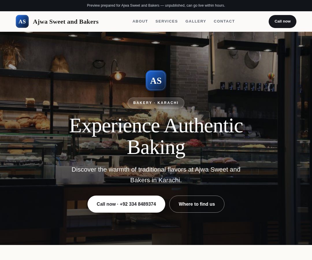 Ajwa Sweet and Bakers