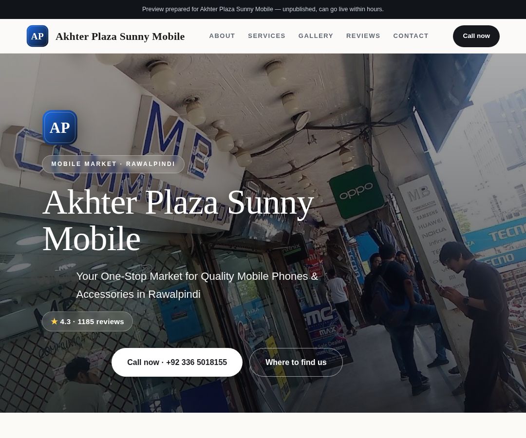 Akhter Plaza Sunny Mobile