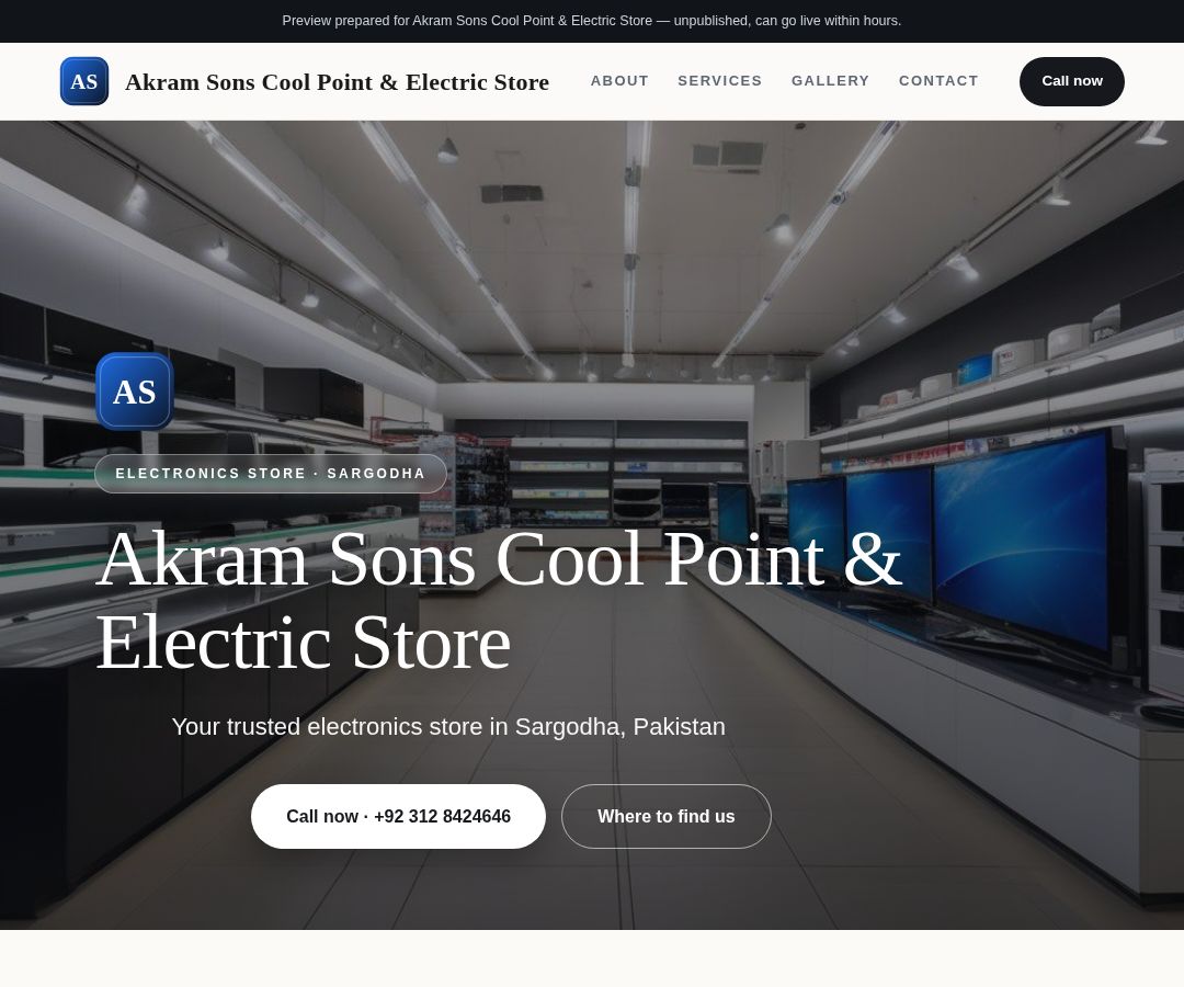 Akram Sons Cool Point & Electric Store