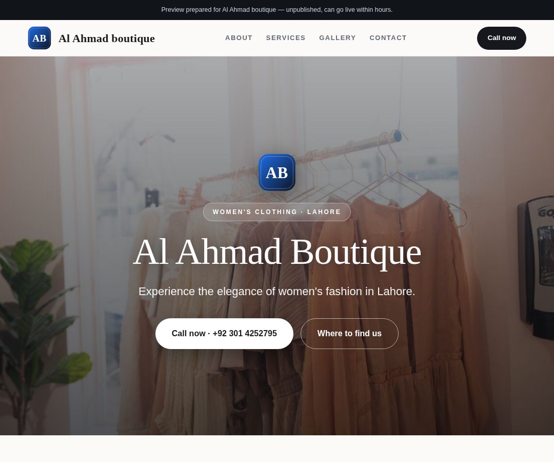 Al Ahmad boutique