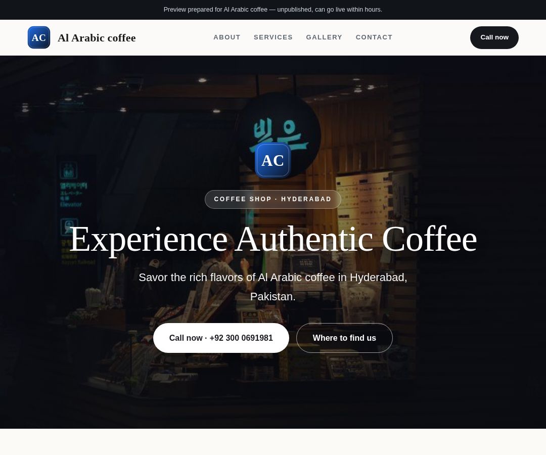 Al Arabic coffee