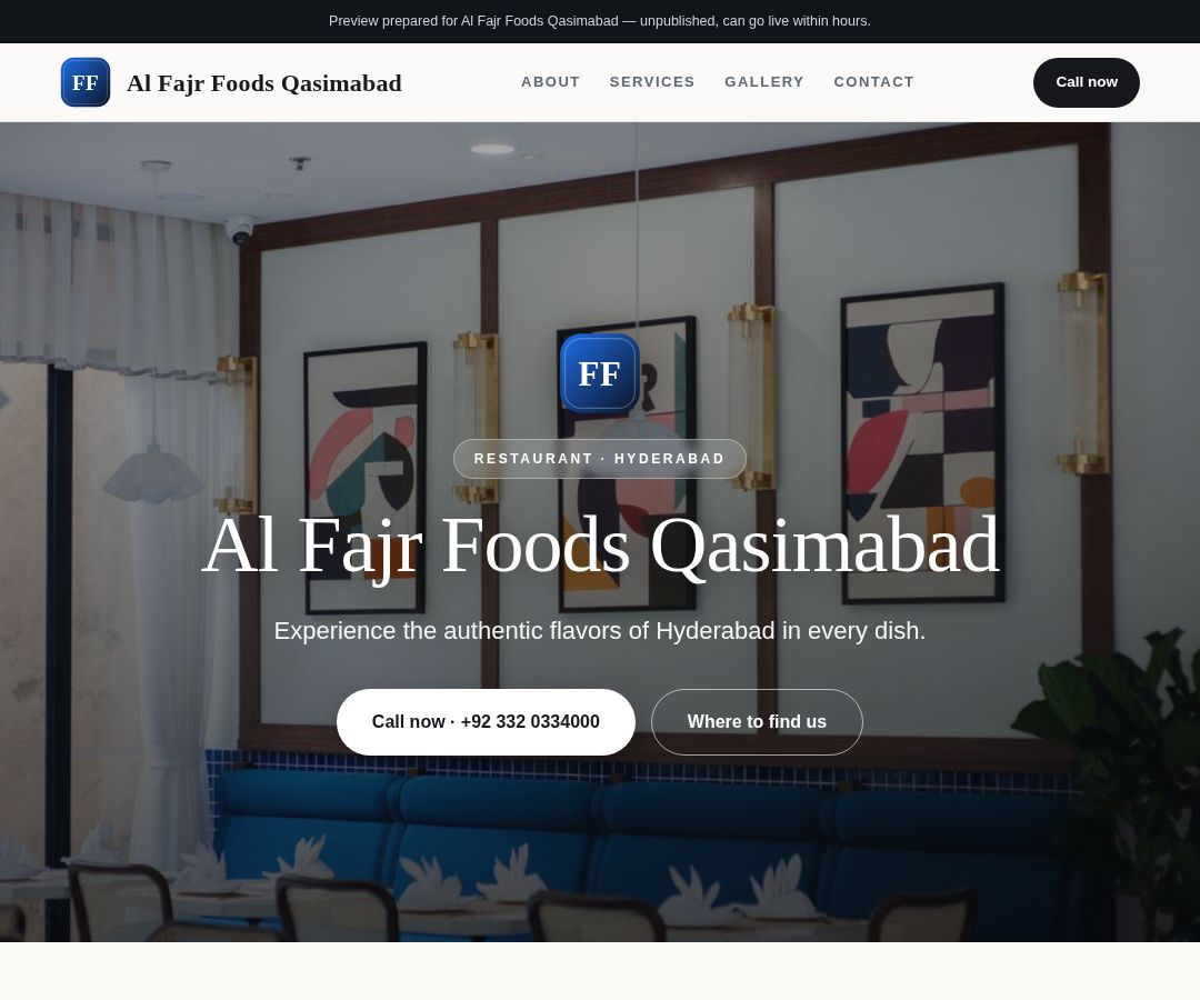 Al Fajr Foods Qasimabad