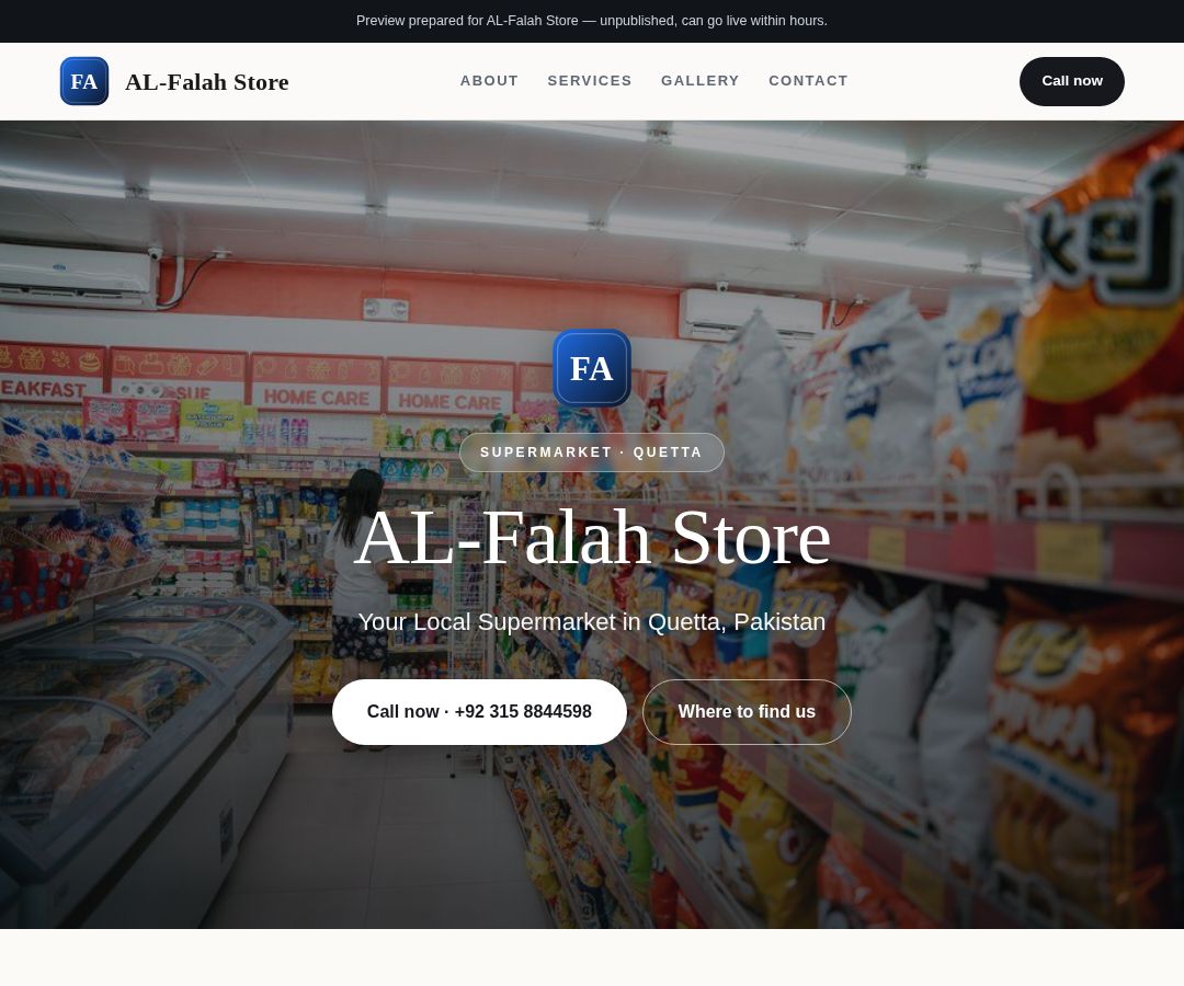 AL-Falah Store