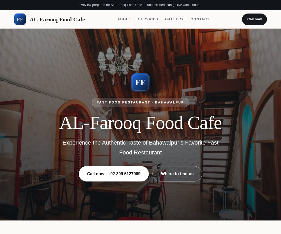 AL-Farooq Food Cafe