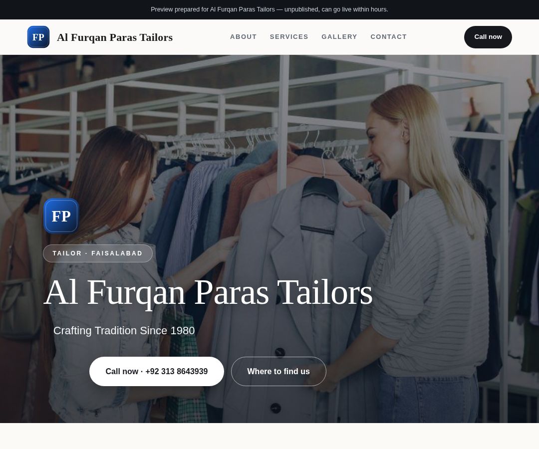 Al Furqan Paras Tailors