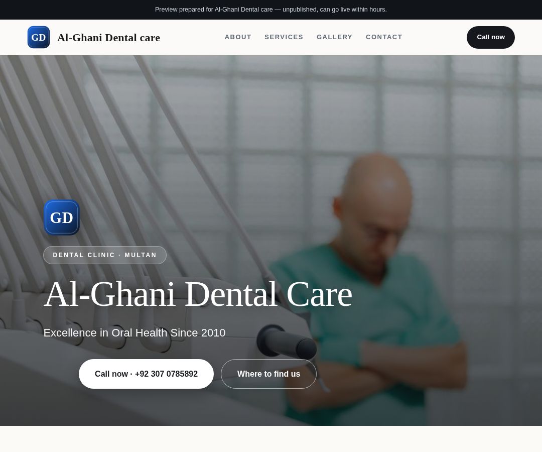 Al-Ghani Dental care