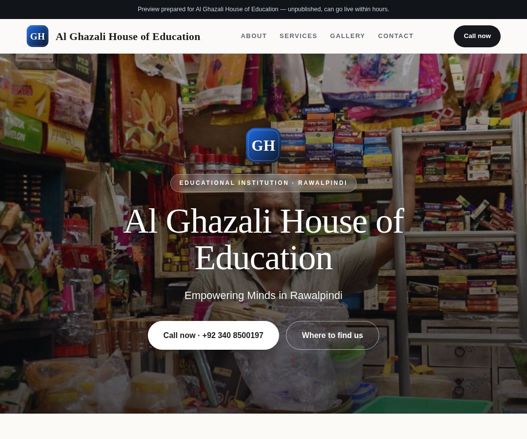 Al Ghazali House of Education