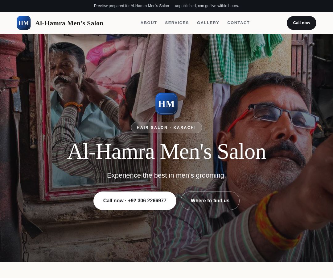 Al-Hamra Men's Salon