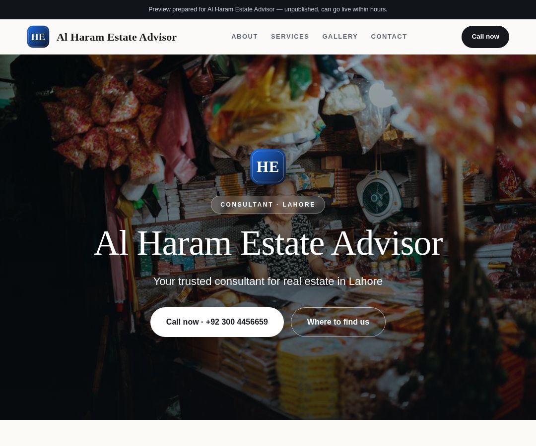 Al Haram Estate Advisor
