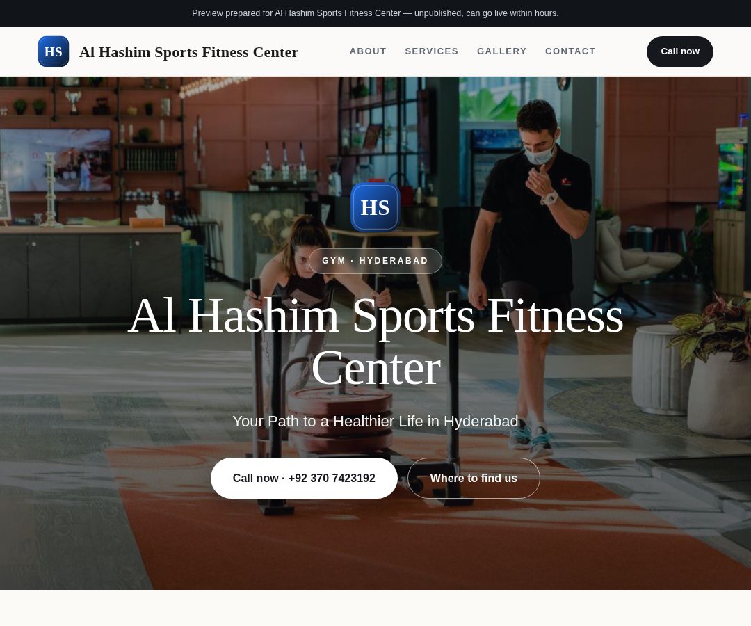 Al Hashim Sports Fitness Center