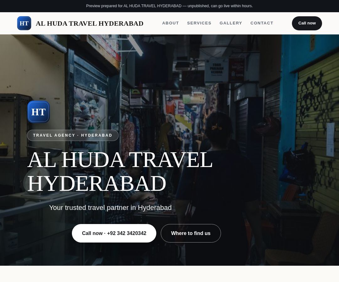 AL HUDA TRAVEL HYDERABAD