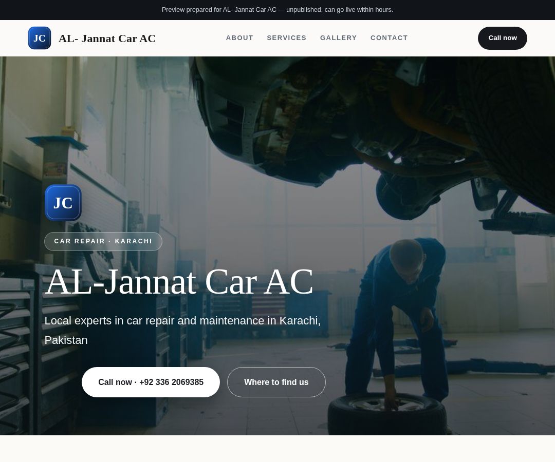 AL- Jannat Car AC