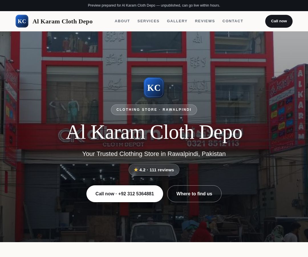 Al Karam Cloth Depo