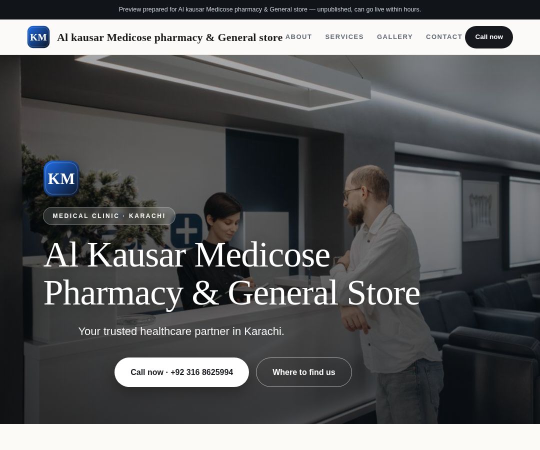 Al kausar Medicose pharmacy & General store