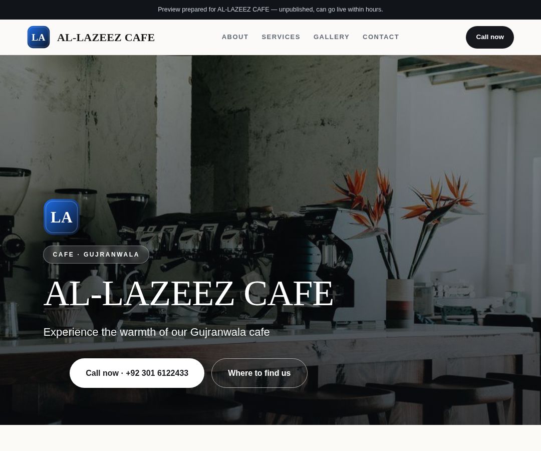 AL-LAZEEZ CAFE