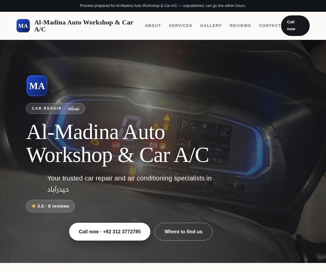 Al-Madina Auto Workshop & Car A/C