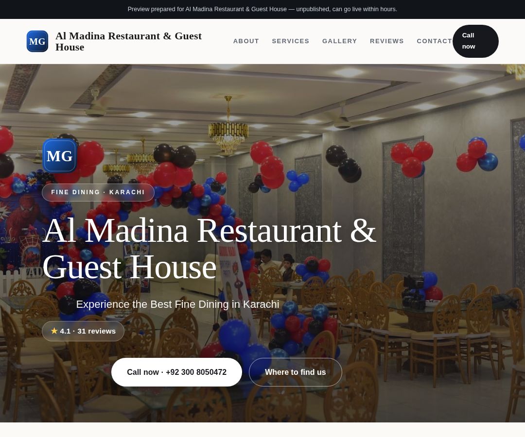 Al Madina Restaurant & Guest House