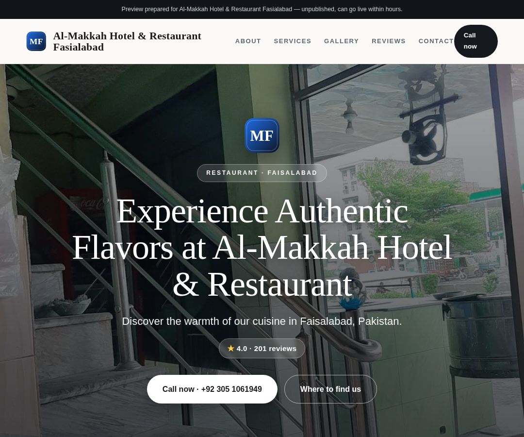 Al-Makkah Hotel & Restaurant Fasialabad