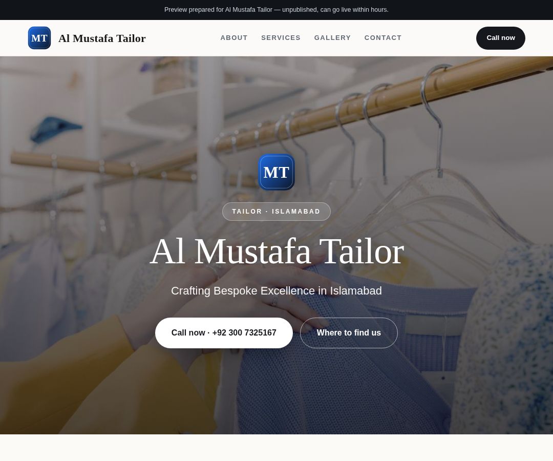 Al Mustafa Tailor