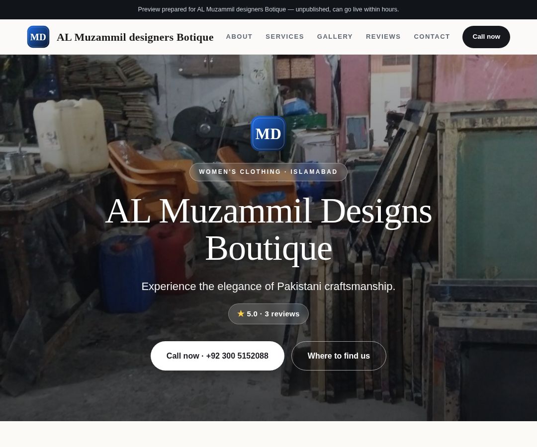 AL Muzammil designers Botique