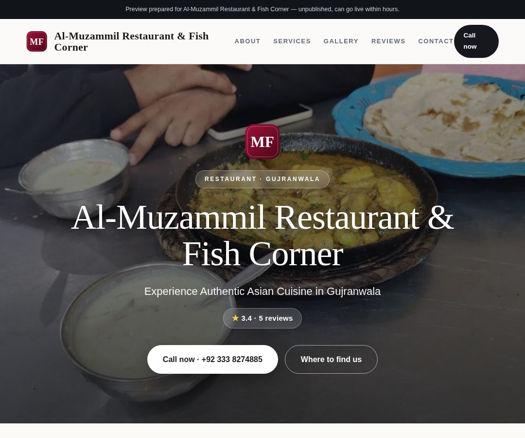 Al-Muzammil Restaurant & Fish Corner