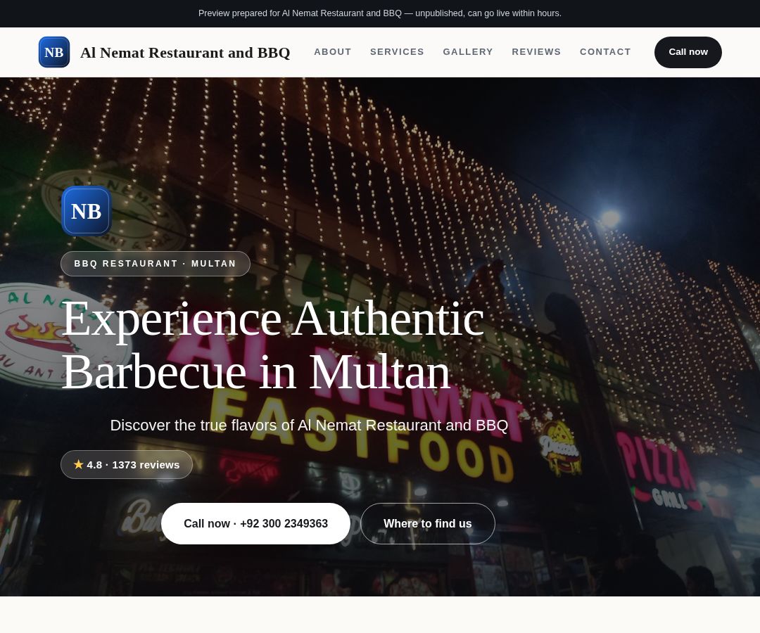 Al Nemat Restaurant and BBQ