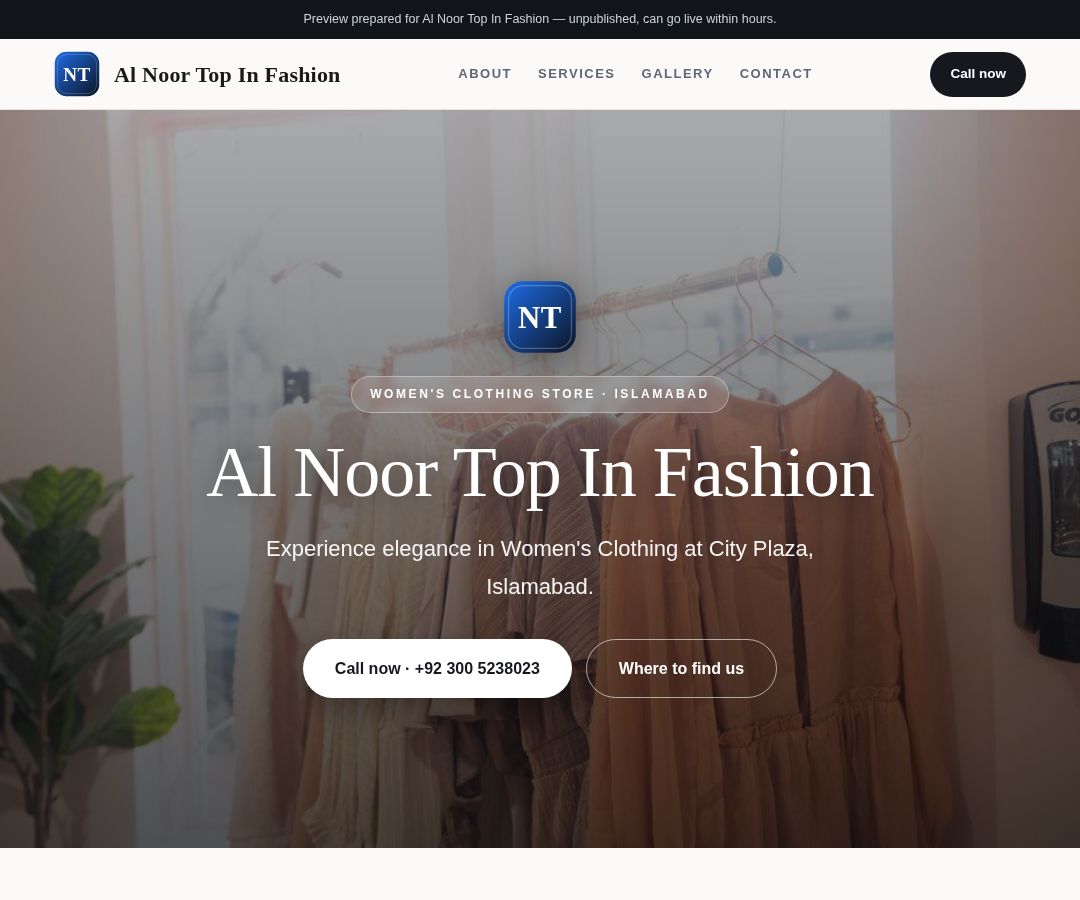 Al Noor Top In Fashion